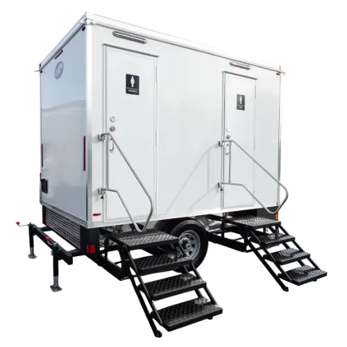 2 Station Bathroom Trailer Rental