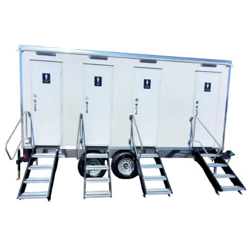 4 Station Bathroom Trailer Rental